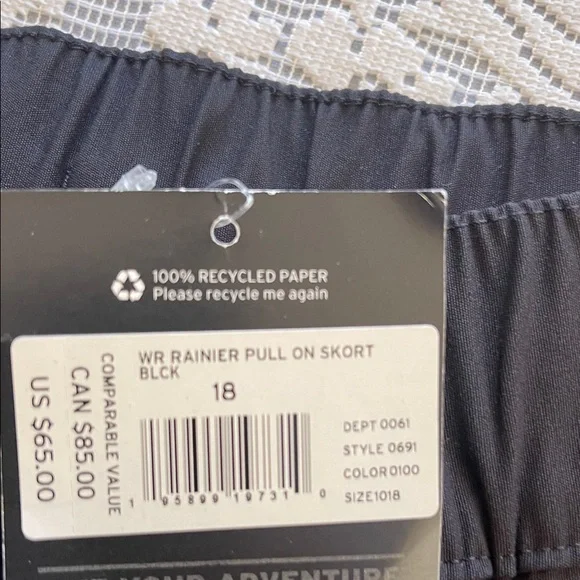 Eddie Bauer Black Skort - Picture 7 of 8